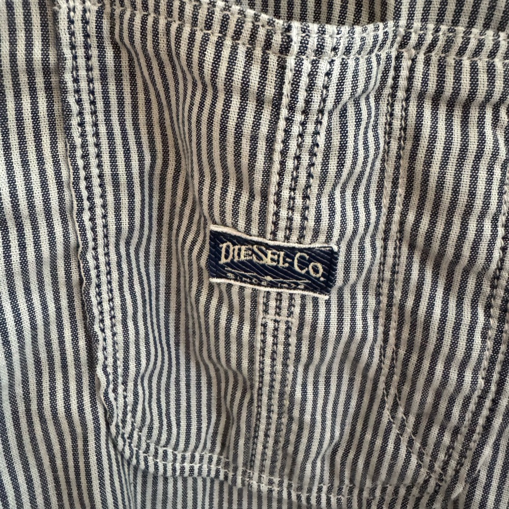 Diesel Men's Striped Gray Shirt size L - Picture 3 of 10